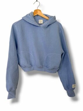 aerie | Tops | Offline By Aerie Coffee Runquilted Cropped Hoodie Small ...